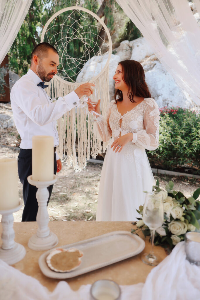 Cyprus wedding package all inclusive private ceremony symbolic decoration hire planners best