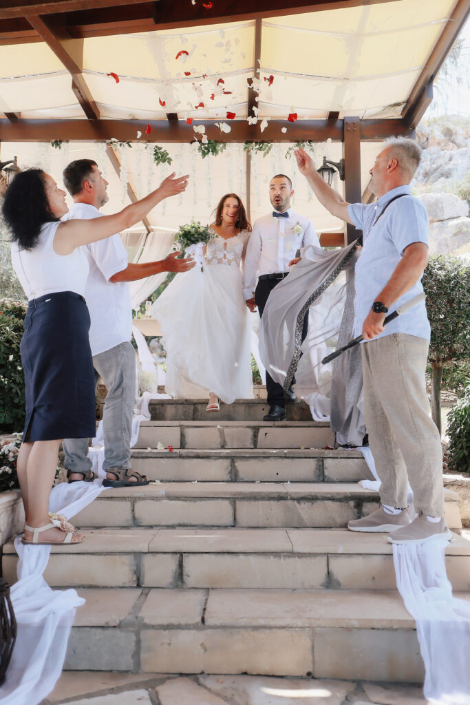Cyprus Protaras wedding package church symbolic ceremony private venue best bride decorations hire