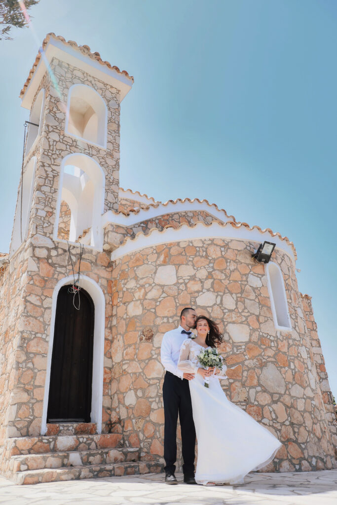 Saint Elias church Protaras Cyprus destination wedding symbolic ceremony package planner best private venue luxury