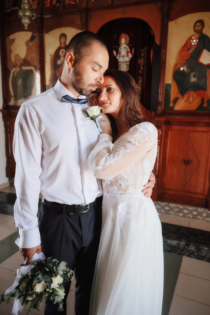 romantic bride and groom church Protaras Ayios Elias symbolic wedding package venue planner marry me