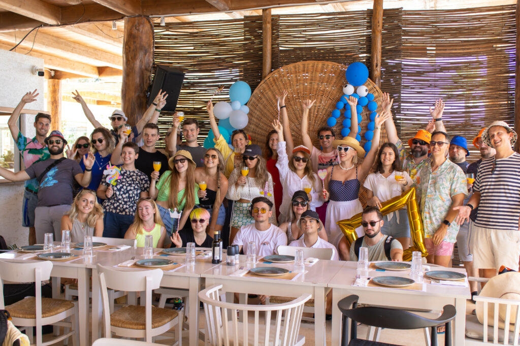Kaliva staff party sea ocean themed kids birthday decoration