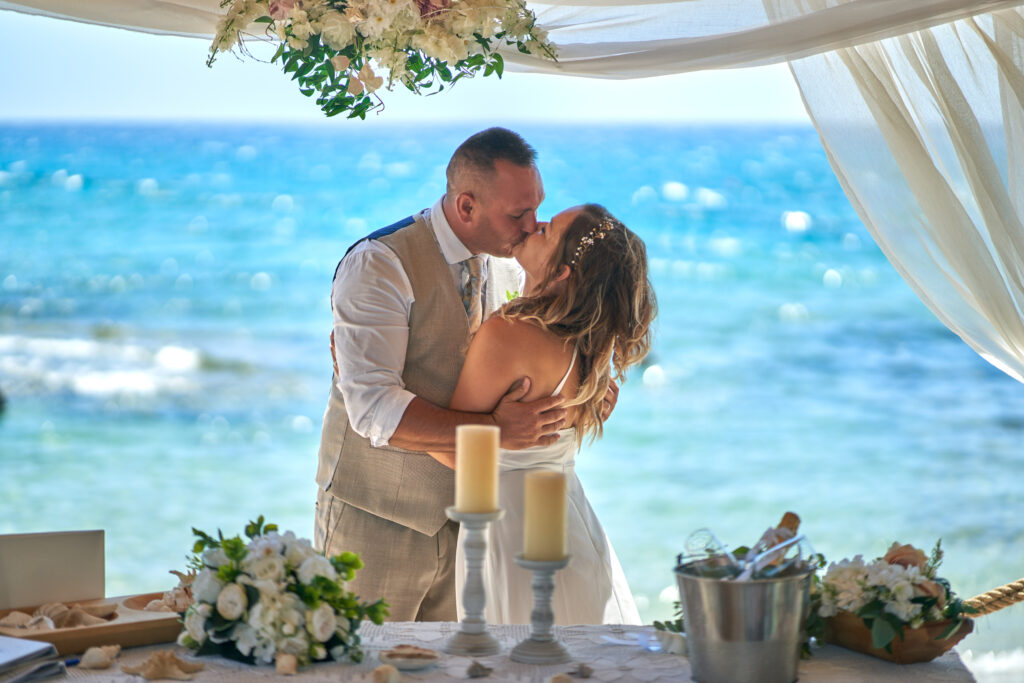 Ammos Kampouri Ayia Napa beach wedding Cyprus Protaras Paphos decorations hire rental package