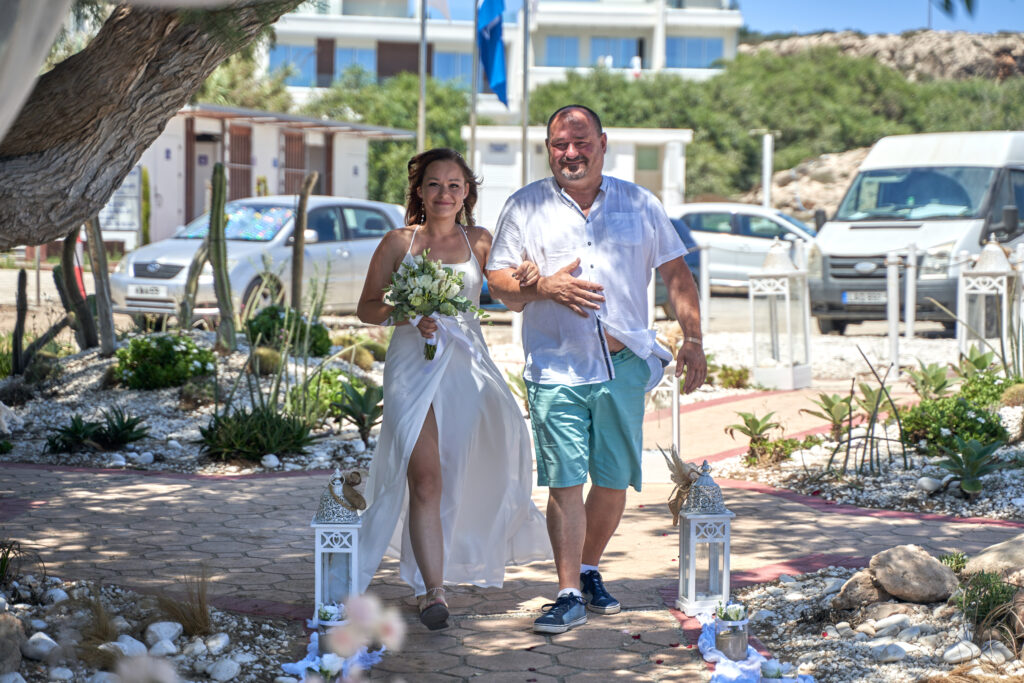 Ammos Kampouri elopement wedding ceremony private small romantic Ayia Napa Cyprus