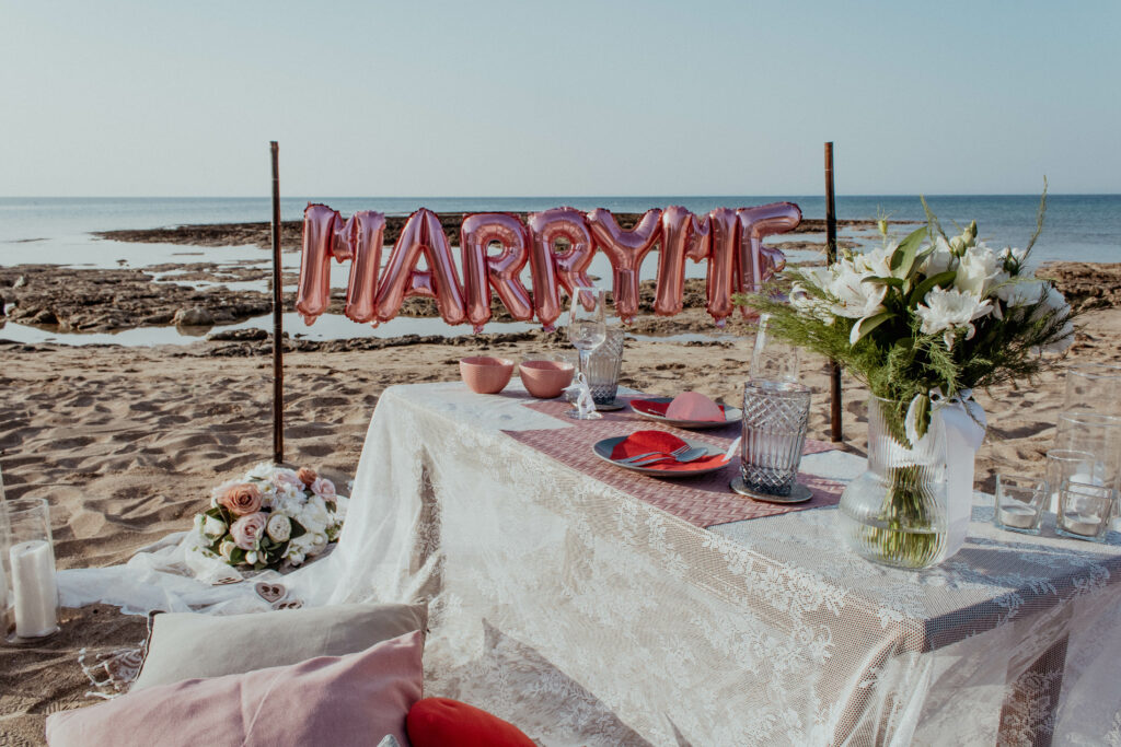 IMG_0933 Marry me marriage proposal Cyprus beach picnic surprise luxury