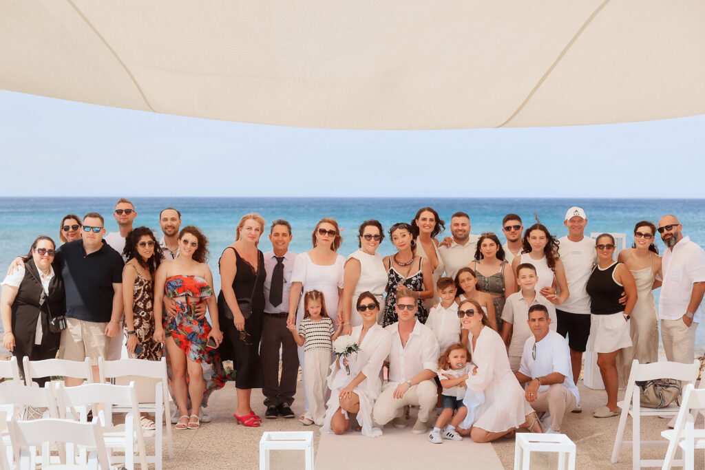family photoshoot wedding in Cyprus