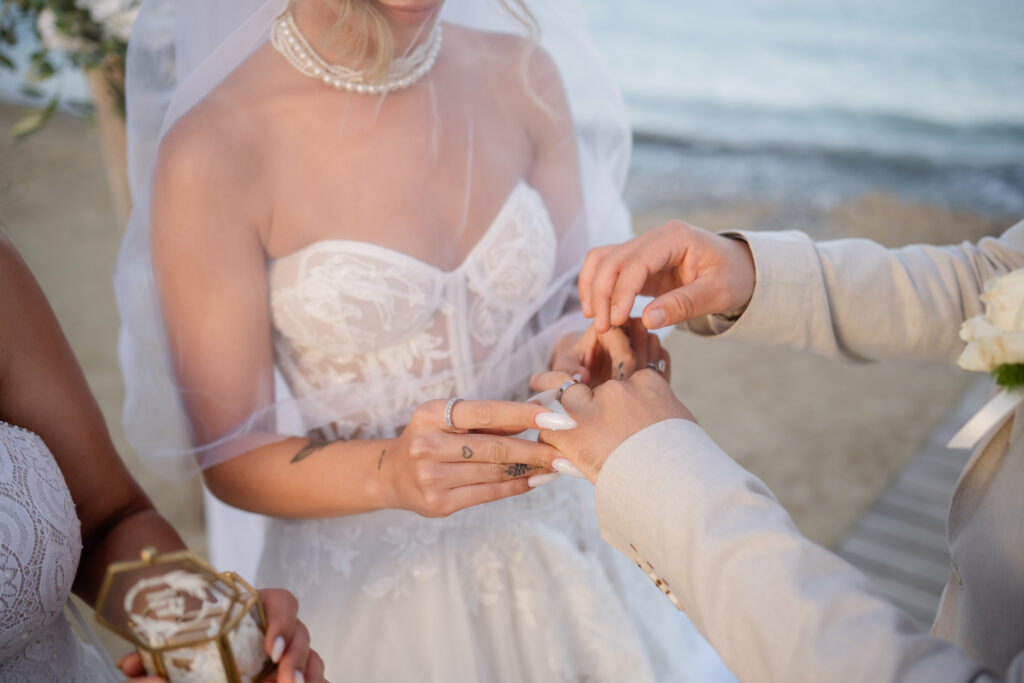 Larnaka beach ceremony