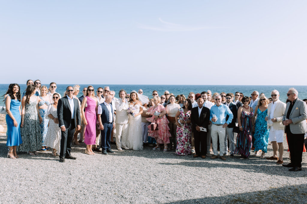 beach wedding family photoshoot