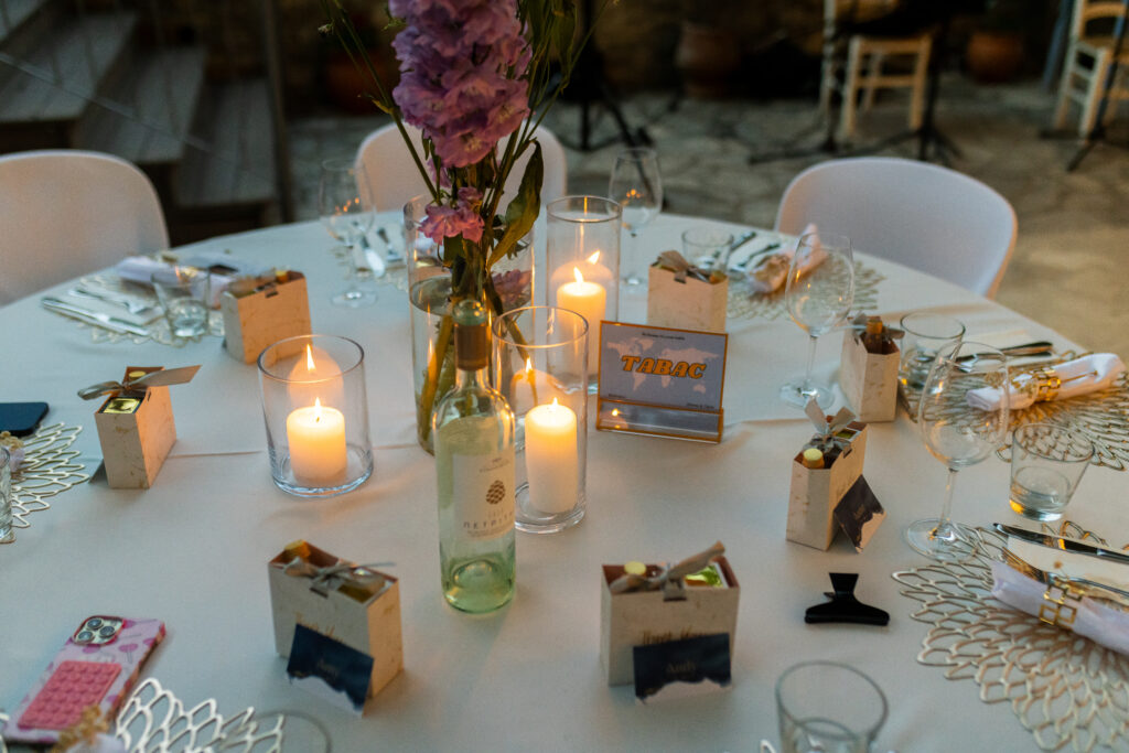 wedding venue Cyprus table decorations flowers favors rental hire company planner