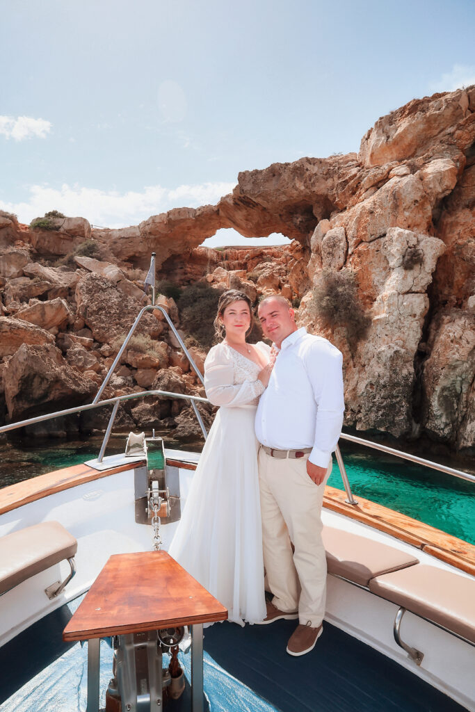 Ayia Trias cruise Cyprus boat wedding private yacht