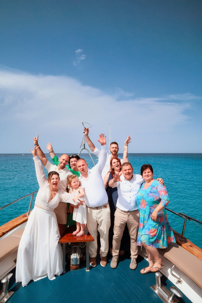 family wedding cruise Cyprus Protaras Ayia Napa Paphos boat yacht private ceremony