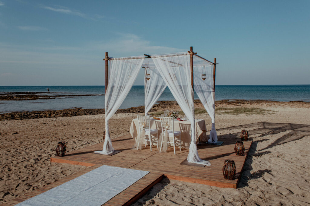 romantic beach dinner marriage proposal Cyprus Paphos Ayia Napa
