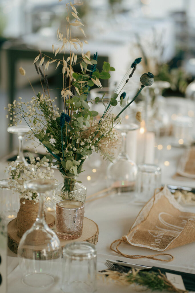 luxury rustic wedding decor