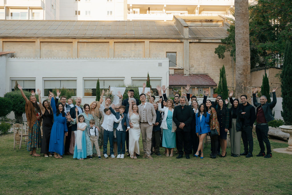 group family wedding photoshoot in Cyprus