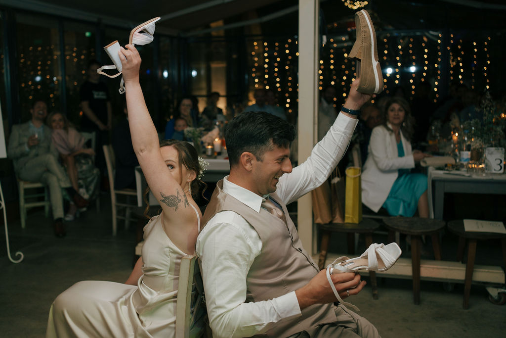 pick up the shoe wedding game