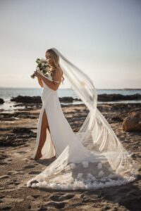 beach bridal photoshoot in Cyprus