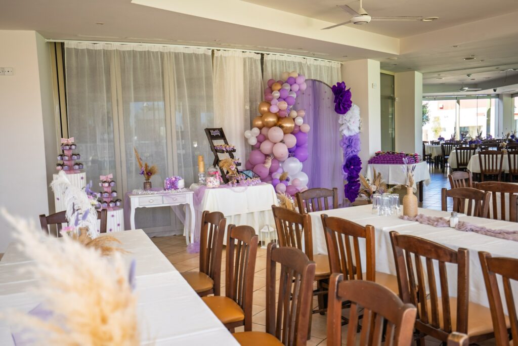 Polyxenia Isaac Restaurant baptism decor Ενοικιάσεις βαπτιστικής διακόσμησης εστιατορίου Polyxenia Isaac