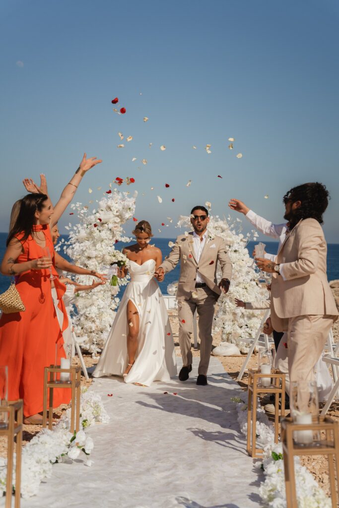 luxury wedding Cyprus luxury white floral wedding hire company in Cyprus